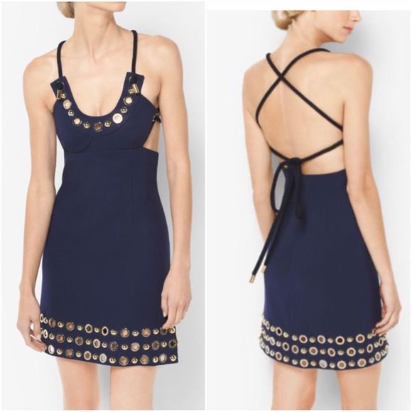 Michael Kors Dresses & Skirts - Michael Kors Collection polka dot halter dress